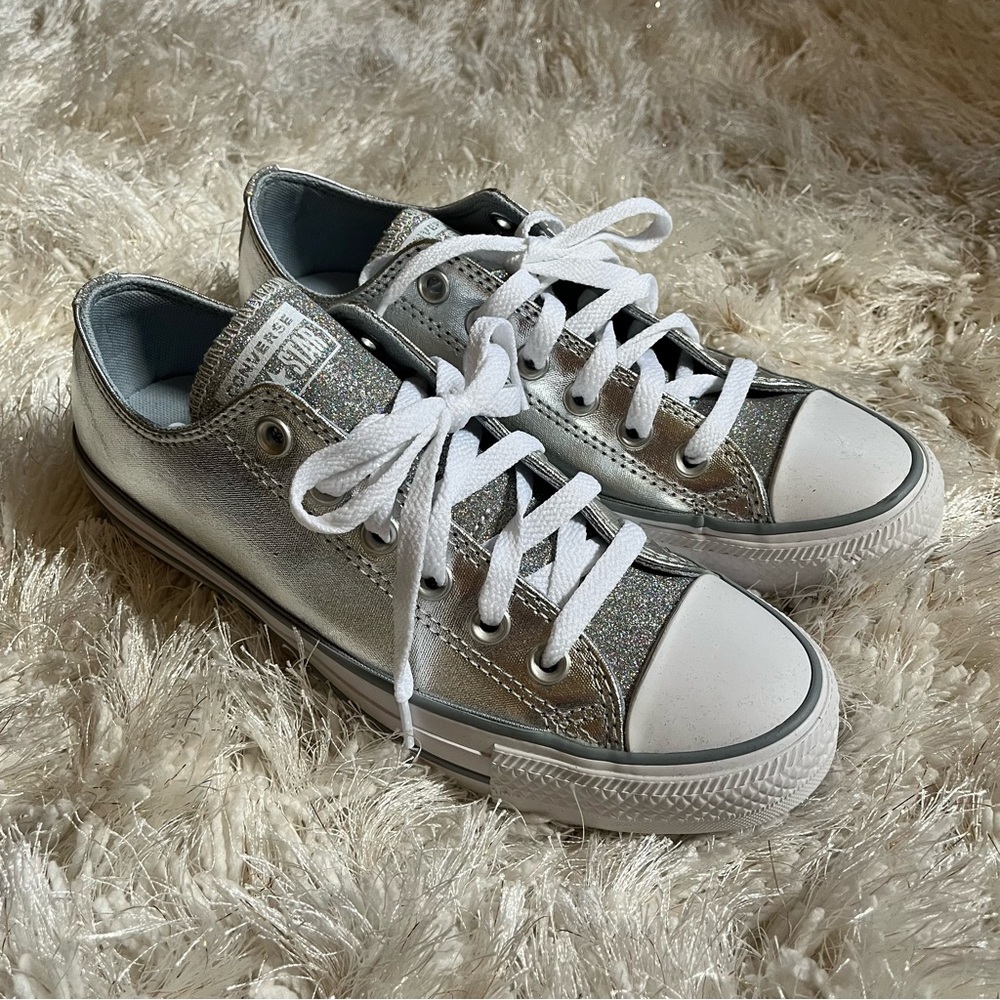 NEW Converse Metallic Granite low top sneaker